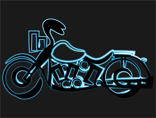 Motorcykel — Stock vektor