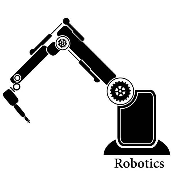 Vector robotic symbol — Stock Vector