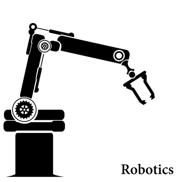 Vektor robotické symbol — Stockový vektor