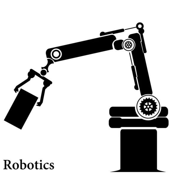 Vector robotic symbol — Stock Vector