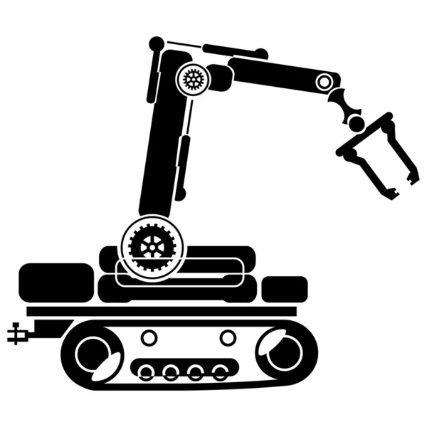 Symbole robotique vectoriel — Image vectorielle