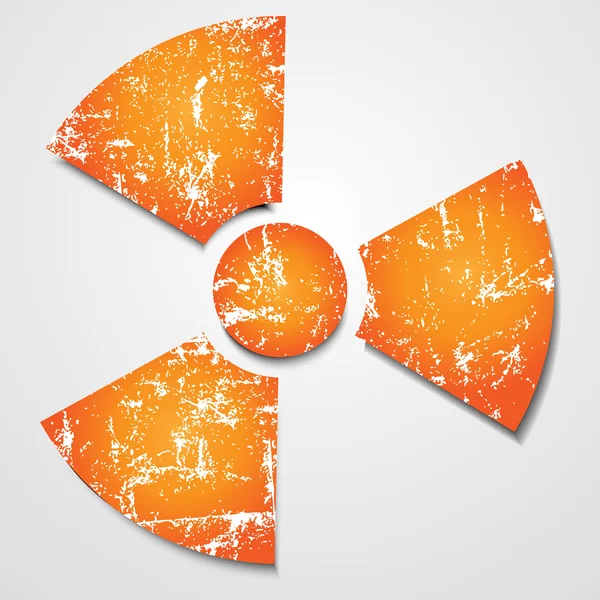 Radiation danger — Stock Vector