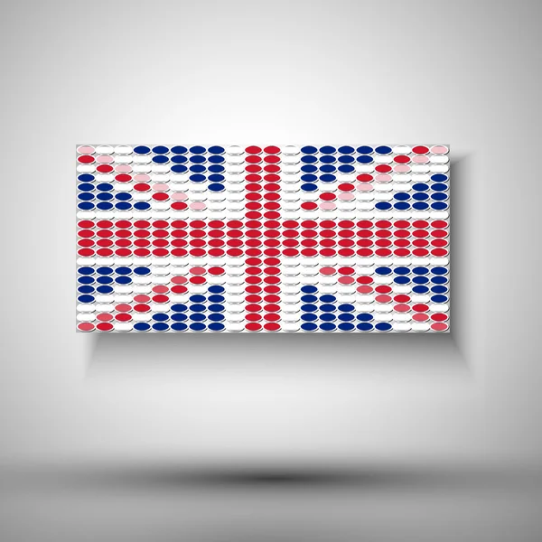 Flagget til Det forente kongerikes app-ikon – stockvektor