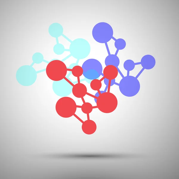 分子的结构 — 图库矢量图片