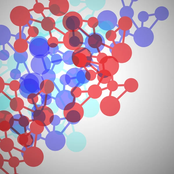 Structuur van de molecule — Stockvector