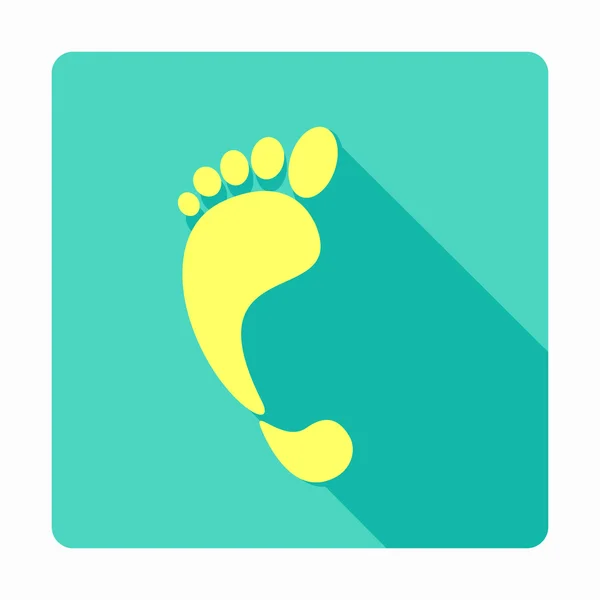 App icone empreintes de pied — Image vectorielle