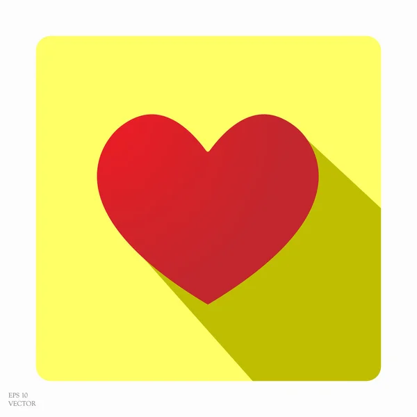 Icono de aplicación de amor — Vector de stock