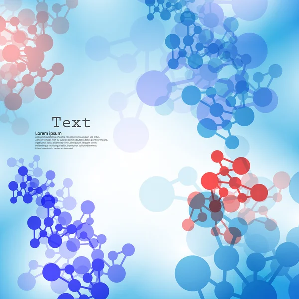 Molekül arka plan yapısı — Stok Vektör