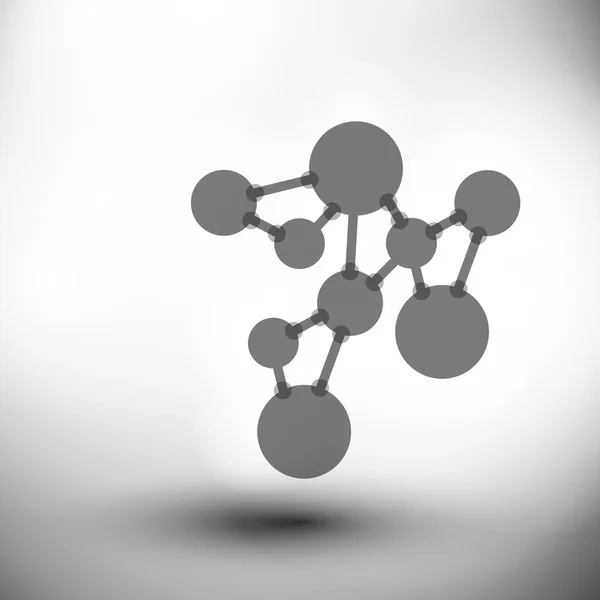 结构的分子抽象背景 — 图库矢量图片