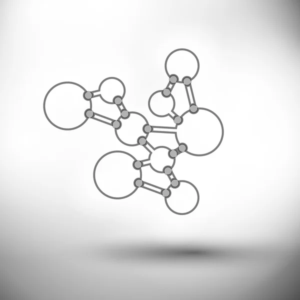 结构的分子抽象背景 — 图库矢量图片