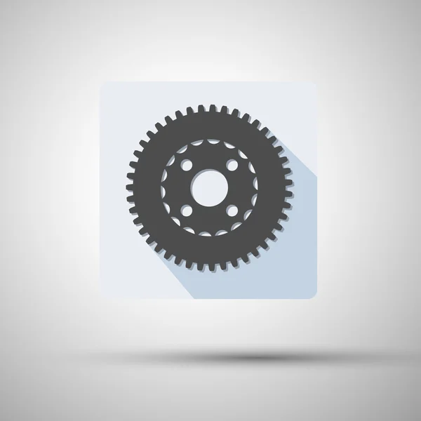 App ícone roda de engrenagem — Vetor de Stock