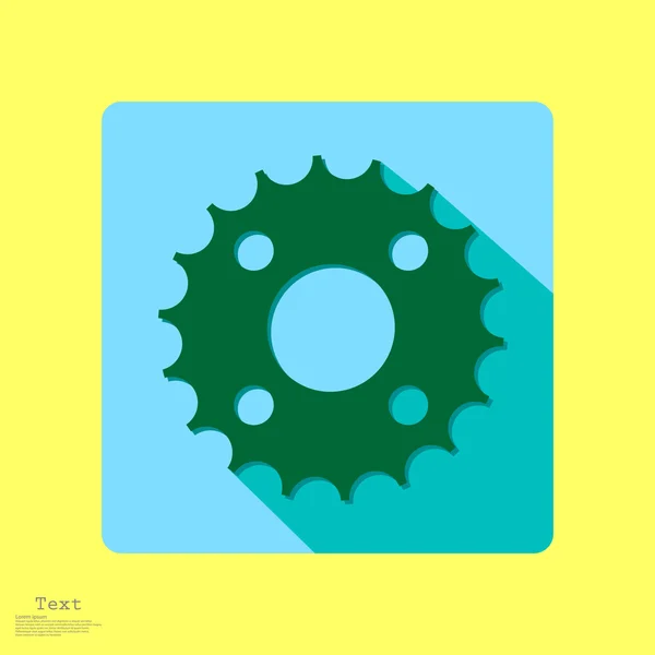 App icono cogwheel — Vector de stock