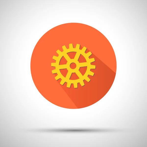 App icono cogwheel — Vector de stock