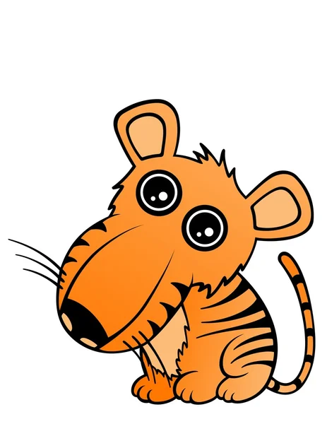 Tigre bébé — Image vectorielle