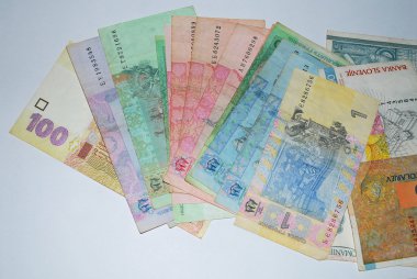 Ukraynalı sikke ve banknot