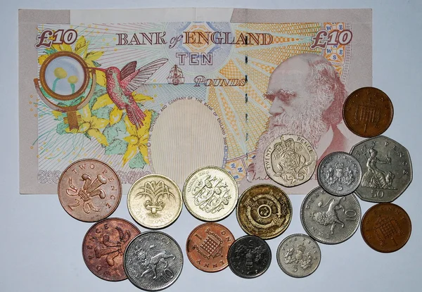 Гроші - британський фунт — стокове фото