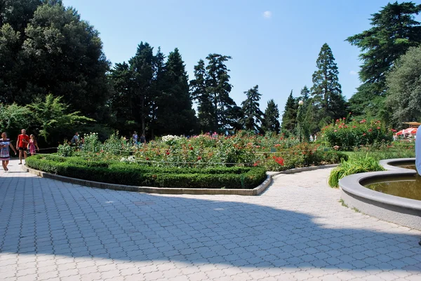 Ucrania - la Crimea - Yalta - Nikitsky el jardín botánico — Foto de Stock