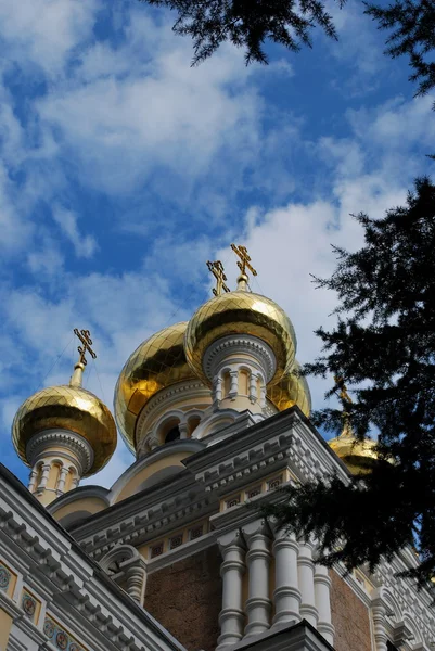 Yalta Catedral de San Alejandro Nevski — Foto de Stock