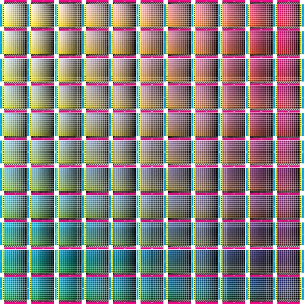 Palette CMJN — Image vectorielle