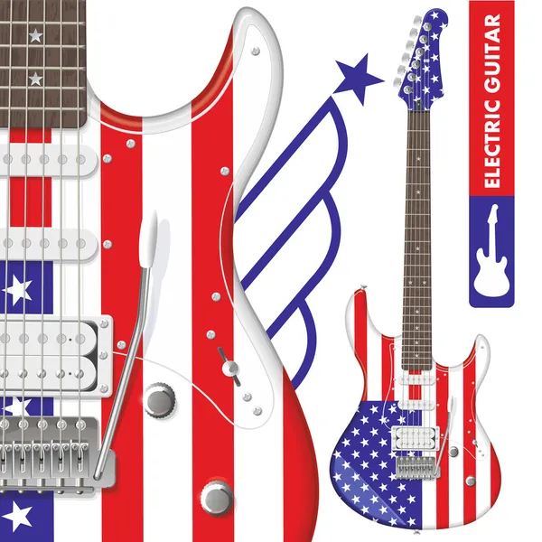 elektro gitar detaylı çizim