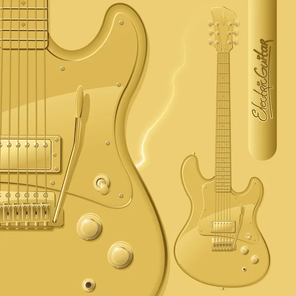 Guitarra eléctrica — Vector de stock