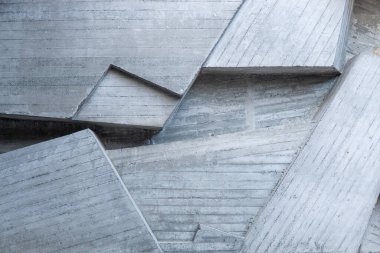 Çizgili beton geometrik şekillerden yapılan soyut arkaplan