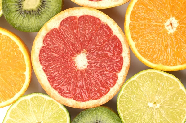 Skivade citrusfrukter — Stockfoto