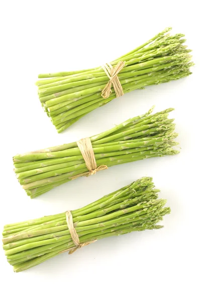 Bundle of fresh green asparagus — Stock Photo, Image