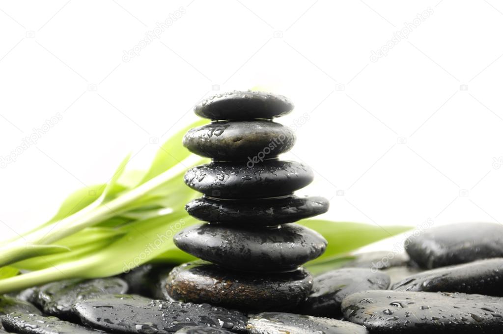 Still life with Zen stones