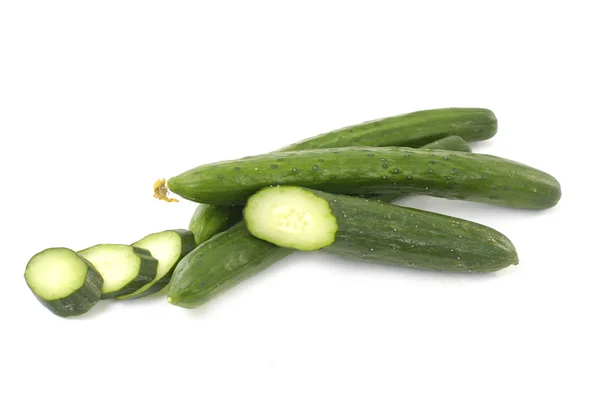 Slices green cucumber — Stock Photo, Image