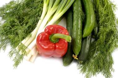 renkli sağlıklı taze sebze.