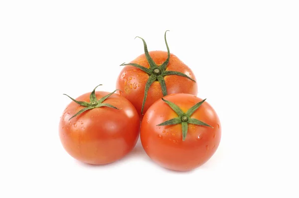 Three tomatoes — Stock Photo, Image