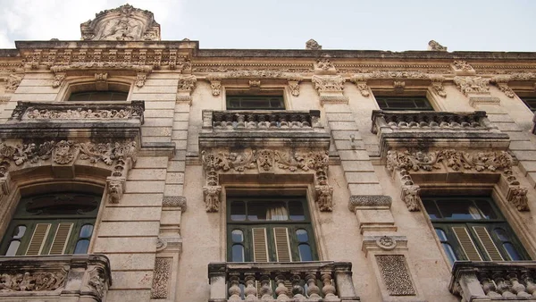 Schöne Elemente Der Architektur Und Ansichten Von Havanna Kuba — Stockfoto