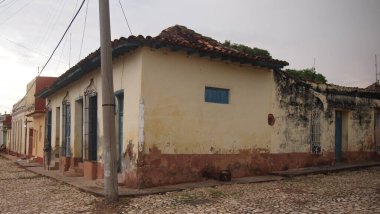 Mimarinin güzel unsurları ve Trinidad, Küba manzarası