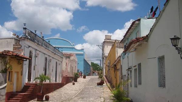 Mimarinin Güzel Unsurları Sancti Spiritus Küba Manzarası — Stok fotoğraf