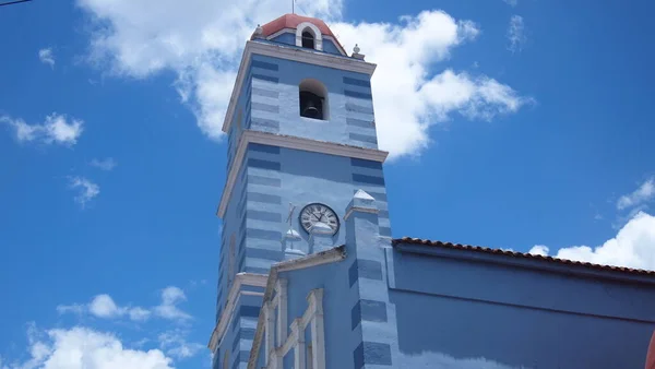 Schöne Architektonische Elemente Und Ansichten Von Sancti Spiritus Kuba — Stockfoto