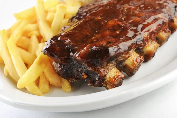 Grilled barbecue ribs — Stock Photo, Image