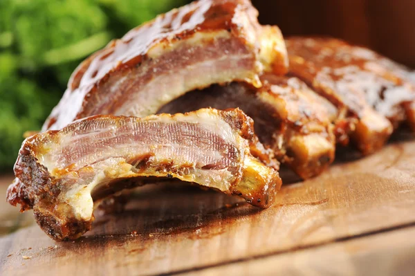 Grilled barbecue ribs — Stock Photo, Image