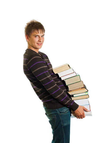 The hard-working student — Stock Photo, Image