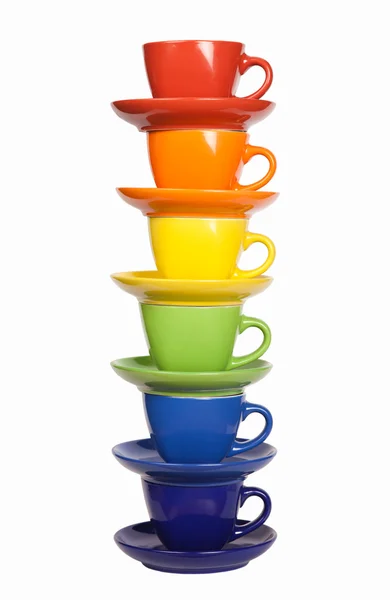 Set of colorful cups. — Stock Photo, Image