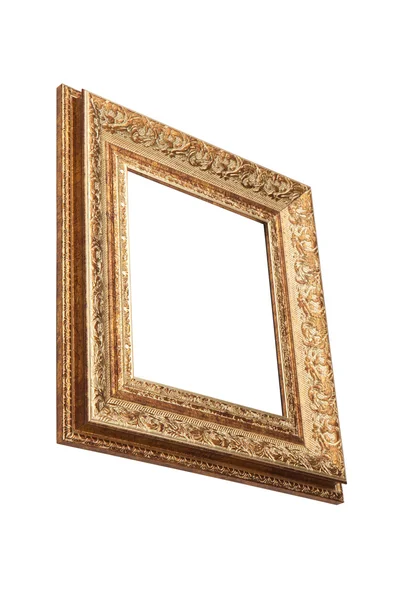 Vintage golden frame with blank space — Stock Photo, Image