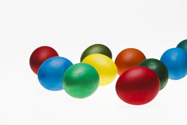 Conjunto de huevos de Pascua varicolores —  Fotos de Stock