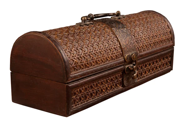 Closed antique chest — Stock Photo, Image