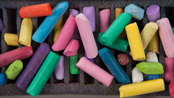 Multicolored pastel chalks — Stock Photo, Image