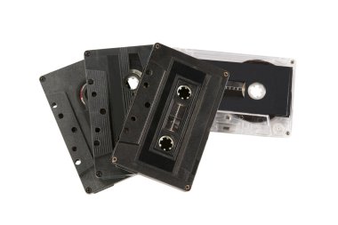 kompakt kaset yığını