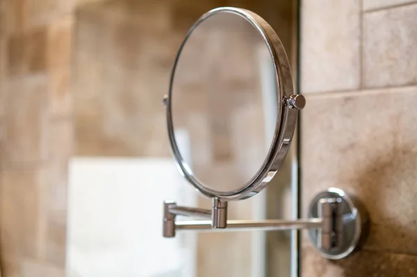 Big Mirror Make Bathroom — Foto de Stock