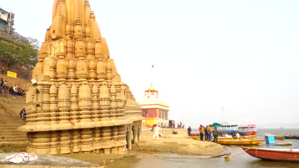 Varanasi Utter Pradesh India January 2022 View Holy City Varanasi — Stock Video