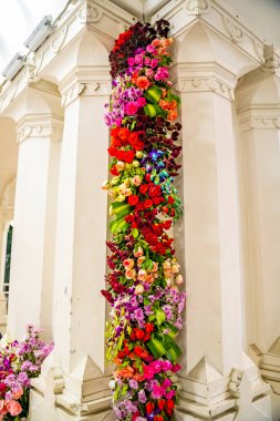Sri Harmandir Sahib decorated with millions of flowers for Prakash Purab of Sri guru Granth sahib.