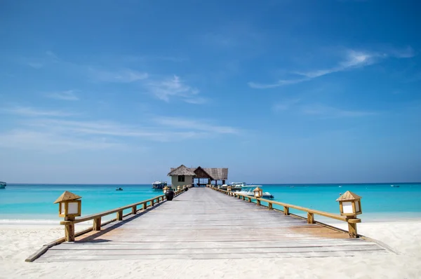 Playa tropical - Maldivas — Foto de Stock