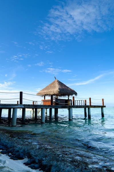 Jetty Hut Stock Image